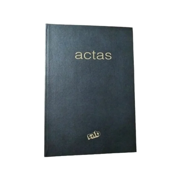 LIBRO ACTAS RAB 4 MANOS T/NEGRA (2251/A)