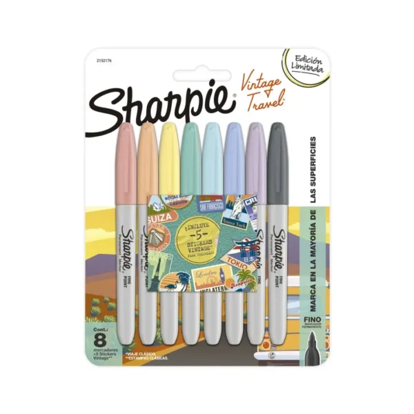 MARCADORES SHARPIE VINTAGE X 8 (2152176)