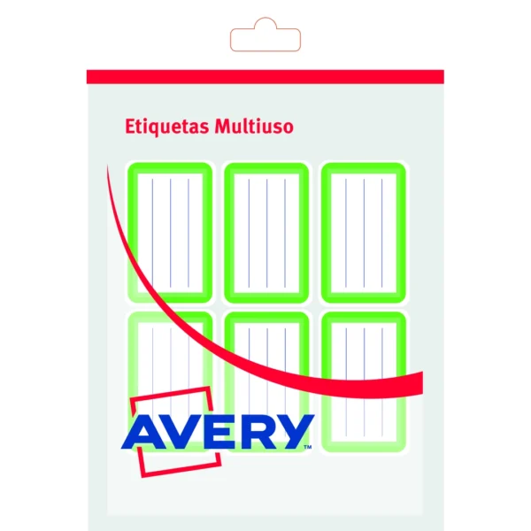 ETIQUETAS AVERY 13238N ESC. X 3HJS VERDE