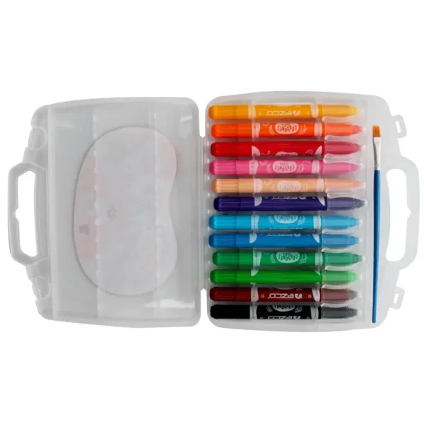 CRAYONES EZCO GEL X 12COL.