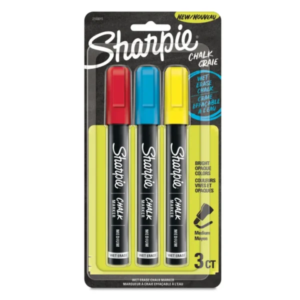 MARCADORES SHARPIE CHALK X 3COL.(2175440)