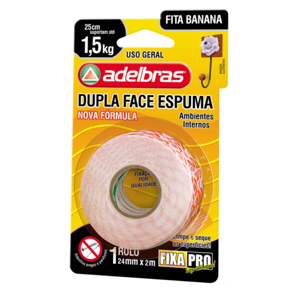 CINTA B.FAZ ESPUMA ADELBRAS 24X2MTS BL.