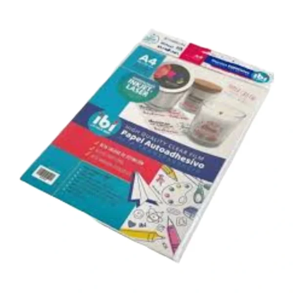 PAPEL IBICO AUTOAD.TRANSP. A4 X 100H (615180)