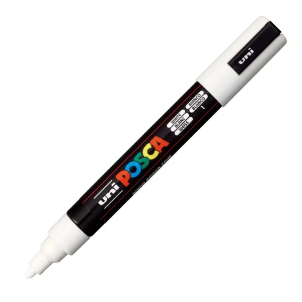 MARCADOR POSCA 5M P/GRUESA BLANCO