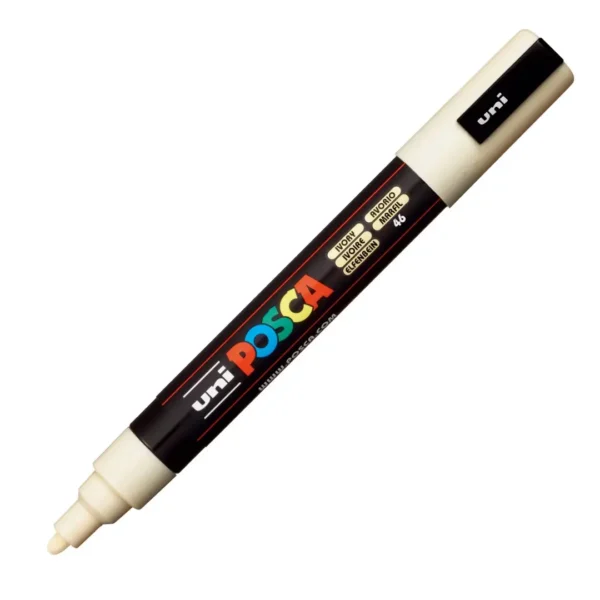 MARCADOR POSCA 5M P/GRUESA MARFIL