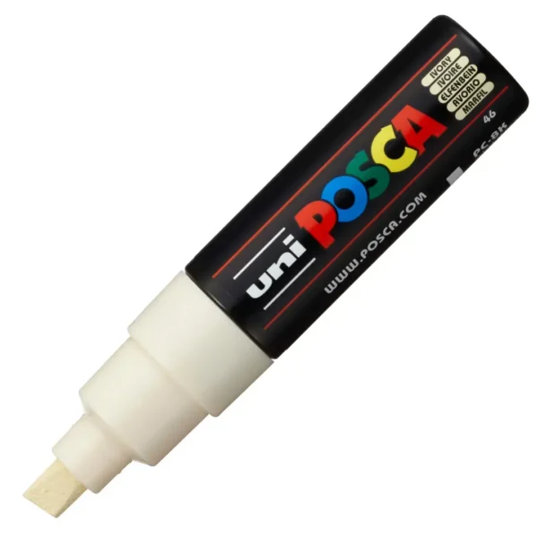 MARCADOR POSCA 8K P/CHANF.MARFIL
