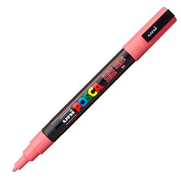 MARCADOR POSCA 3M P/MEDIA ROSA CORAL