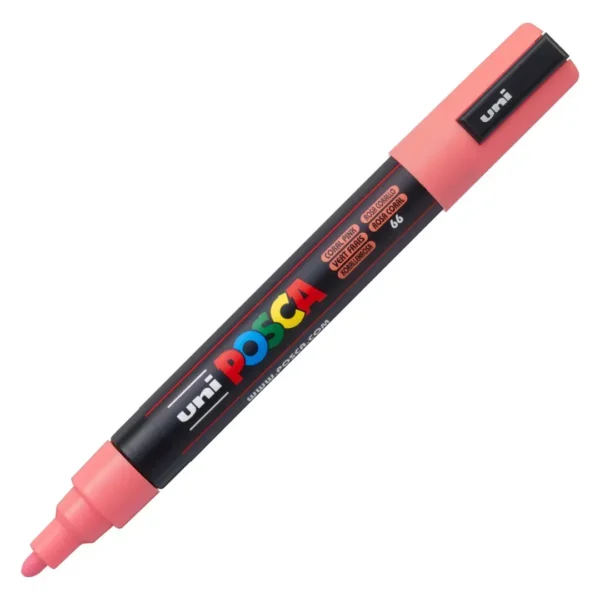 MARCADOR POSCA 5M P/GRUESA ROSA CORAL