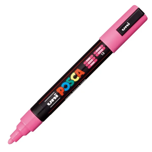 MARCADOR POSCA 5M P/GRUESA ROSA