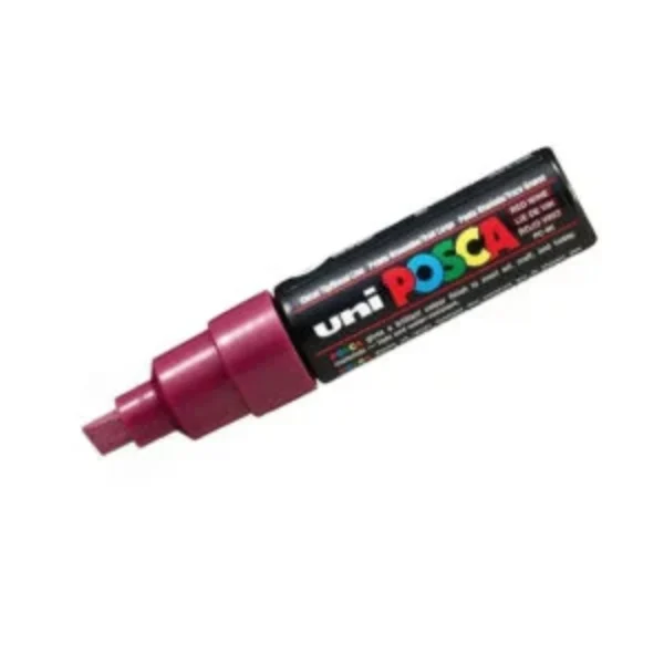 MARCADOR POSCA 8K P/CHANF.ROJO VINO