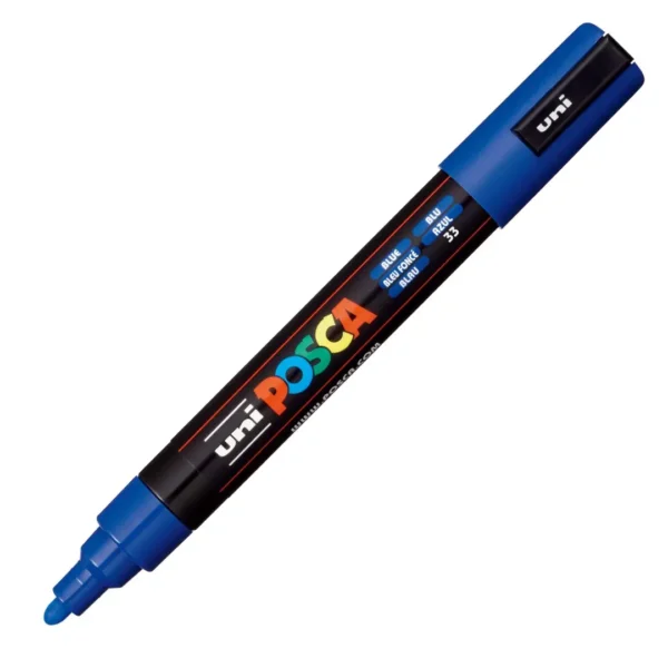MARCADOR POSCA 5M P/GRUESA AZUL