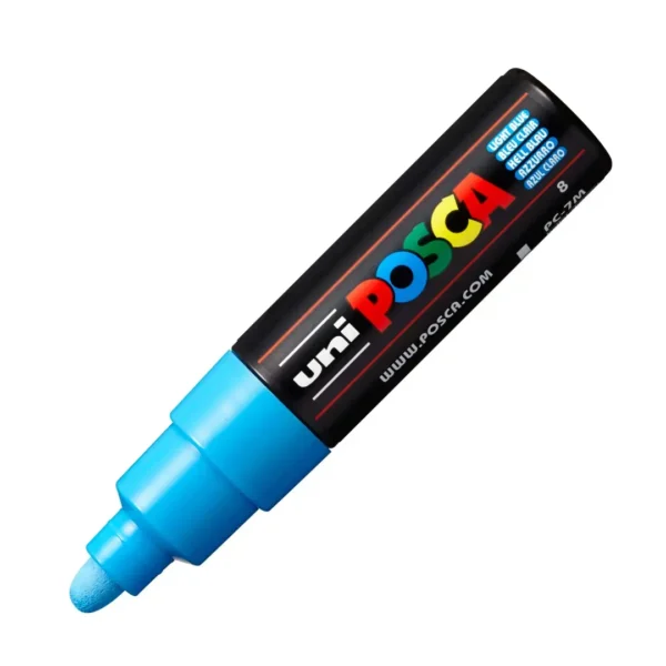 MARCADOR POSCA 7M AZUL CLARO