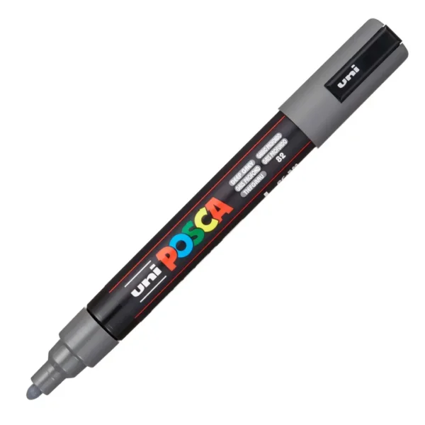 MARCADOR POSCA 5M P/GRUESA GRIS PROF.
