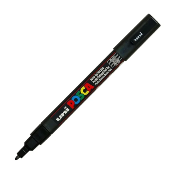 MARCADOR POSCA 3M P/MEDIA NEGRO