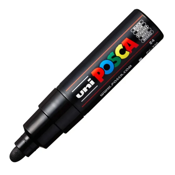 MARCADOR POSCA 7M NEGRO
