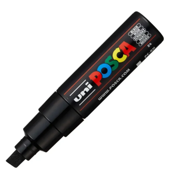 MARCADOR POSCA 8K P/CHANF.NEGRO