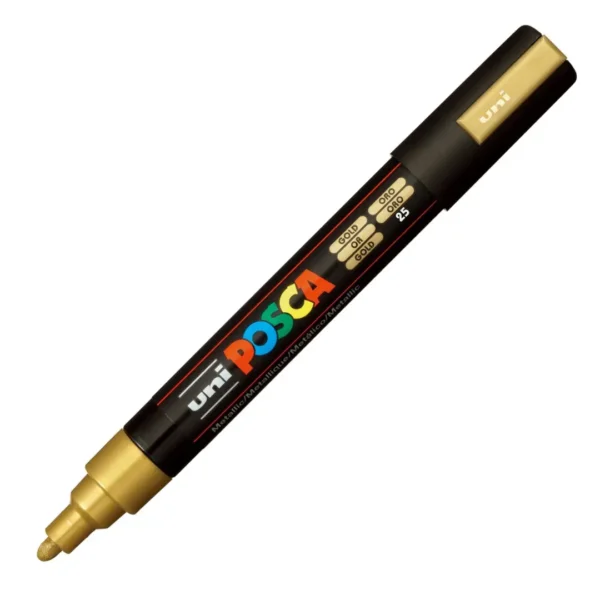 MARCADOR POSCA 5M P/GRUESA ORO