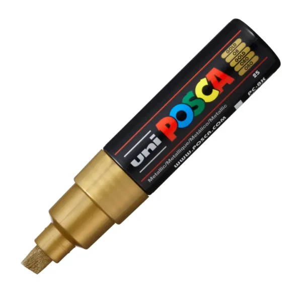 MARCADOR POSCA 8K P/CHANF.ORO