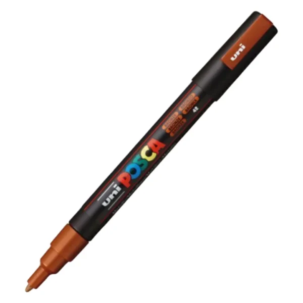 MARCADOR POSCA 3M P/MEDIA BRONCE