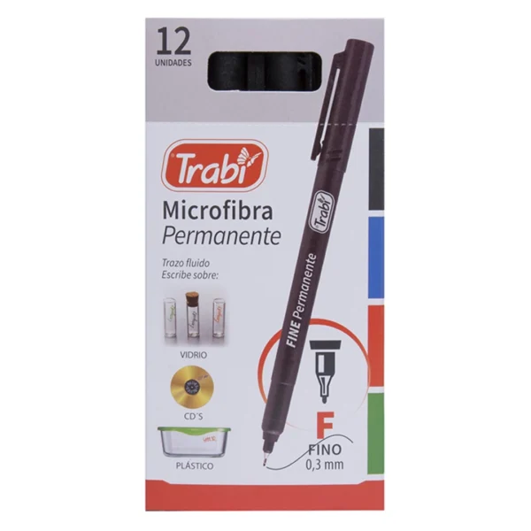 MARCADOR TRABI U/FINA 0.8MM ROJO