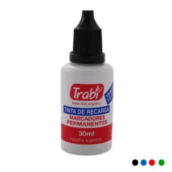 TINTA TRABI P/MARC.PERM.30CM3 NEGRO (3410)