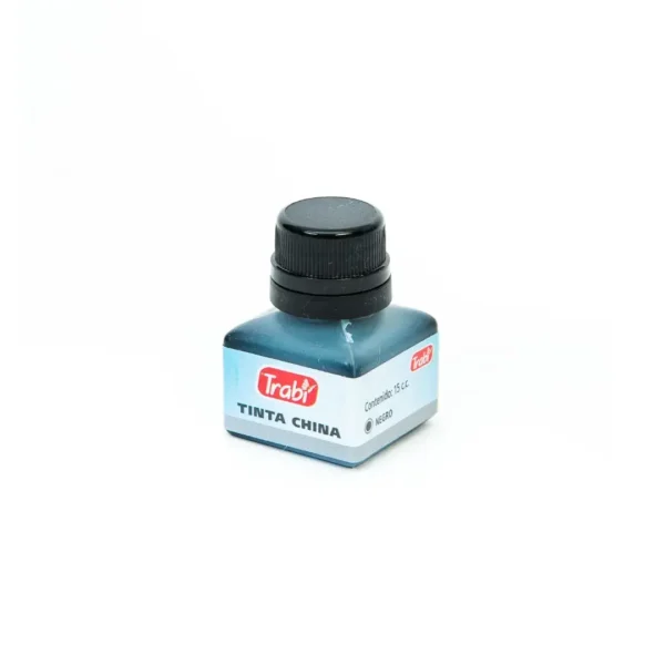 TINTA CHINA TRABI 15CM3 NEGRA (3460)