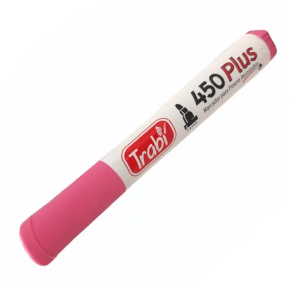 MARCADOR TRABI 450 P/PIZARRA ROSA
