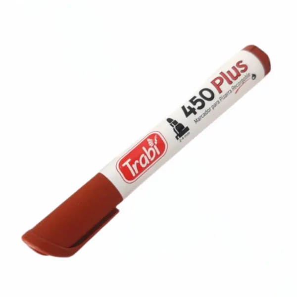 MARCADOR TRABI 450 P/PIZARRA MARRON