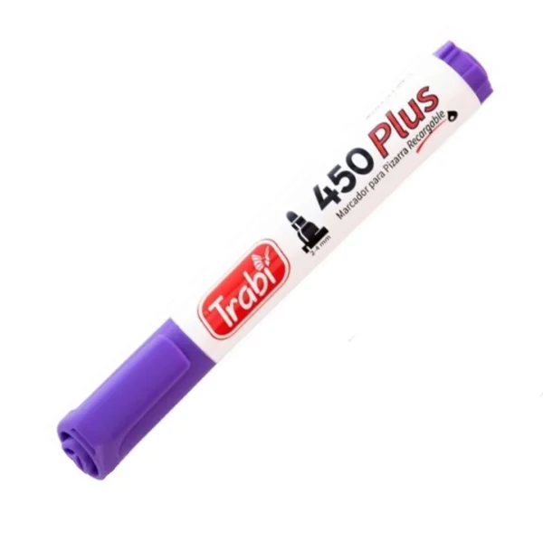 MARCADOR TRABI 450 P/PIZARRA VIOLETA