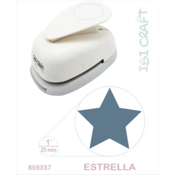 PERFORADORA IBICO P/ARTISTICA 25MM 1" ESTRELLA(655337)