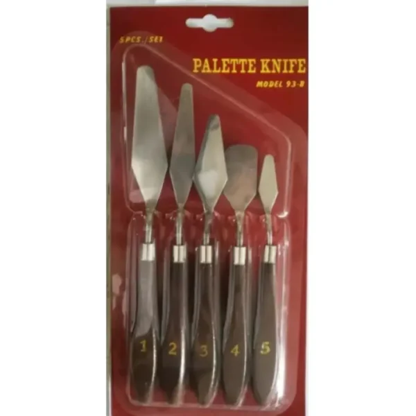 SET ESPATULAS IBICO METAL. X 5PC M/MAD.(055806)