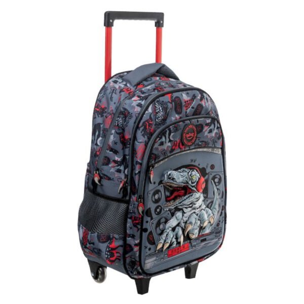 MOCHILA TALBOT C/CARRO SCHOOL DINO 45CM (7283)