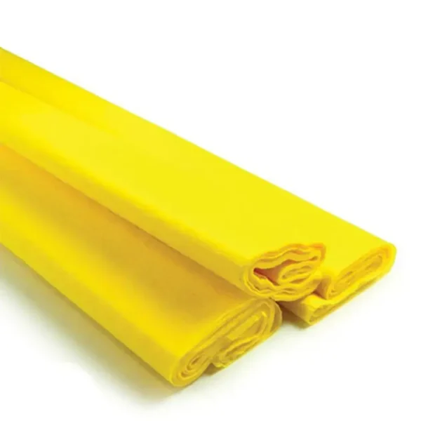 PLIEGO PAPEL CREPE AMARILLO