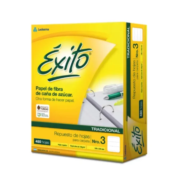REPUESTO EXITO 480H S/BANDA RAYADO
