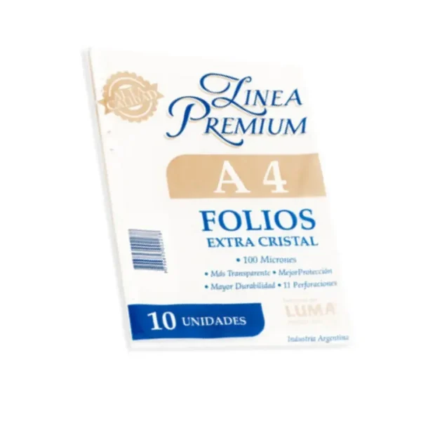 FOLIOS LUMA PPP 100M A4 X 10