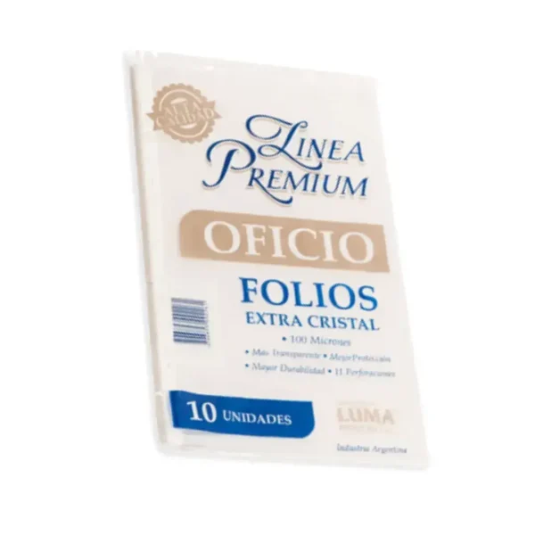 FOLIOS LUMA PPP 100M OFICIO X 10